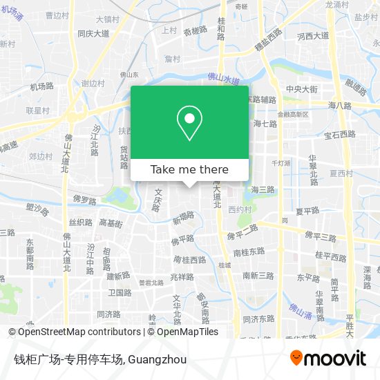 钱柜广场-专用停车场 map