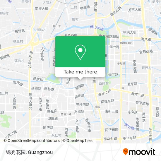 锦秀花园 map