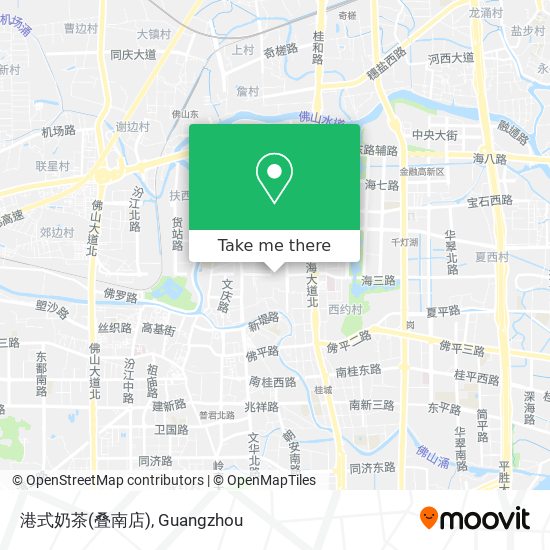 港式奶茶(叠南店) map