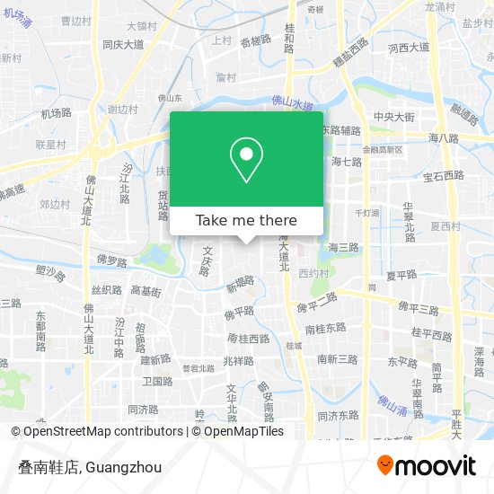 叠南鞋店 map