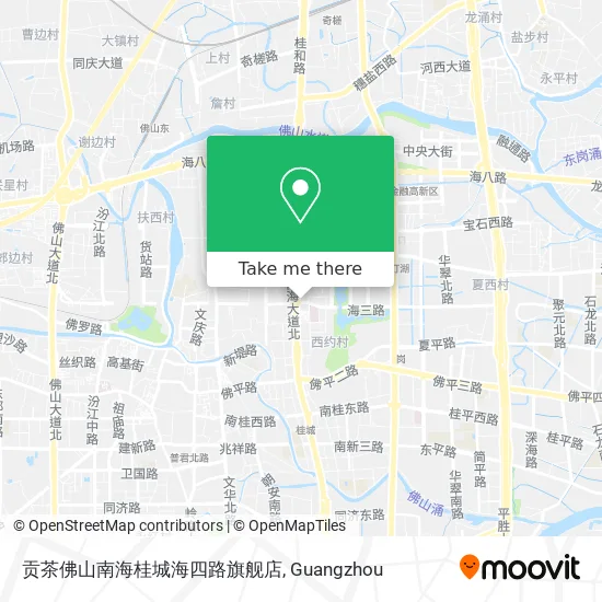 贡茶佛山南海桂城海四路旗舰店 map