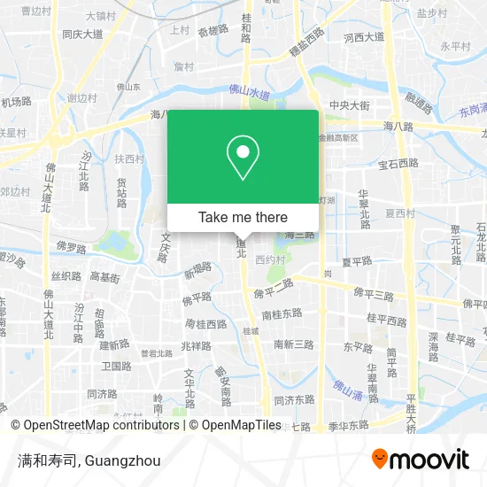 满和寿司 map