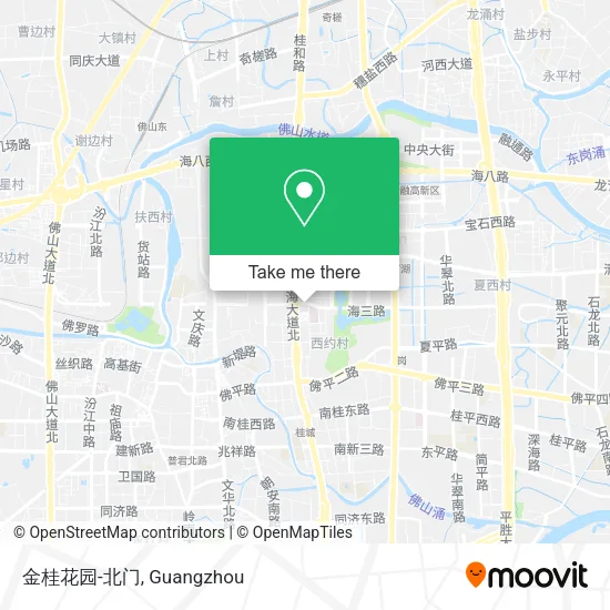 金桂花园-北门 map