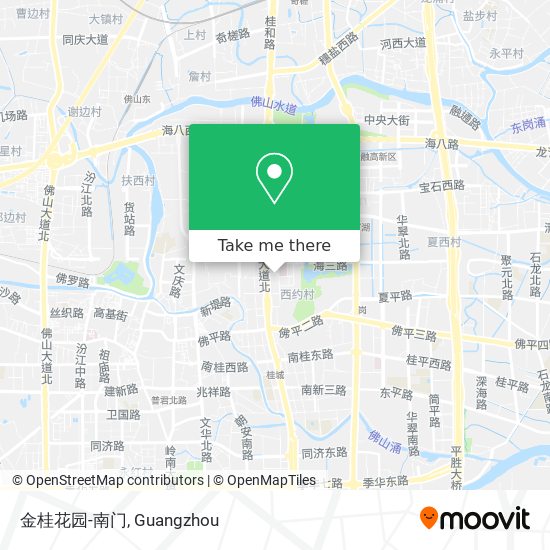 金桂花园-南门 map
