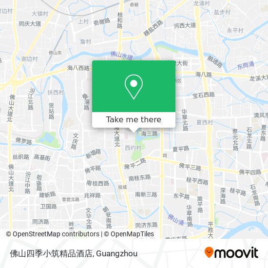 佛山四季小筑精品酒店 map