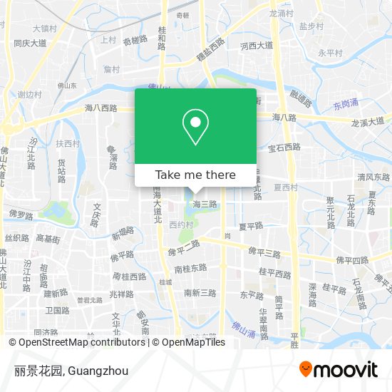 丽景花园 map