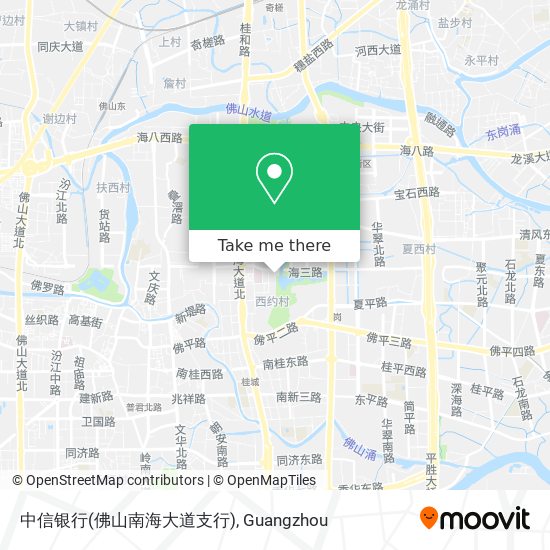 中信银行(佛山南海大道支行) map