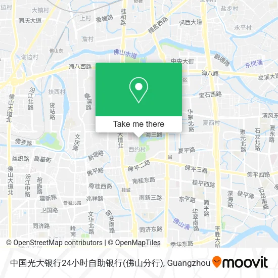 中国光大银行24小时自助银行(佛山分行) map
