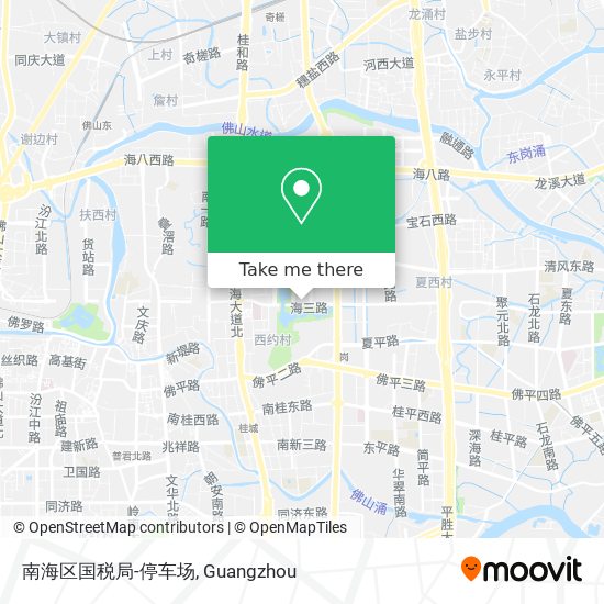 南海区国税局-停车场 map