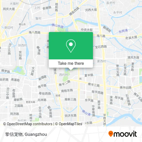 挚信宠物 map