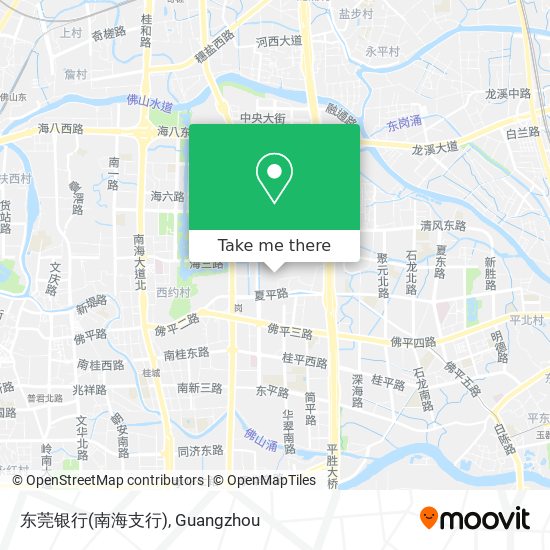东莞银行(南海支行) map