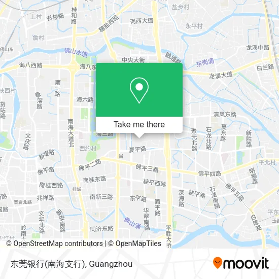 东莞银行(南海支行) map
