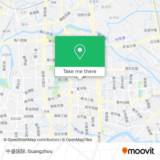 中盛国际 map