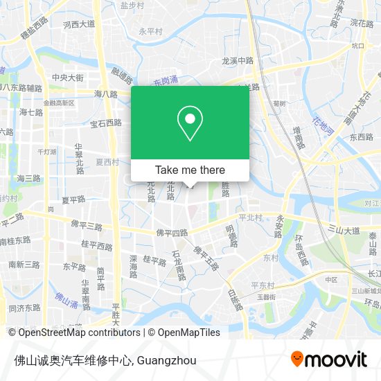 佛山诚奥汽车维修中心 map