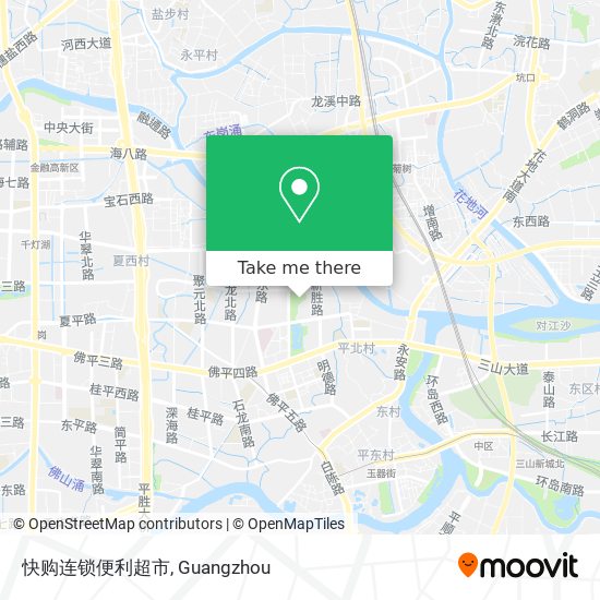 快购连锁便利超市 map