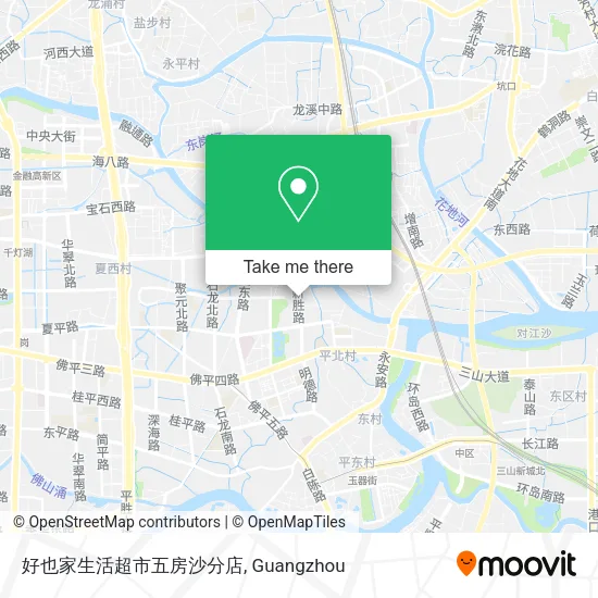 好也家生活超市五房沙分店 map