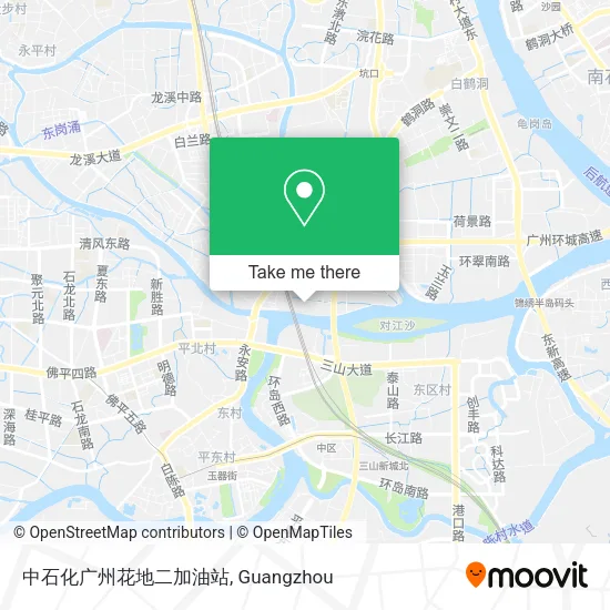 中石化广州花地二加油站 map