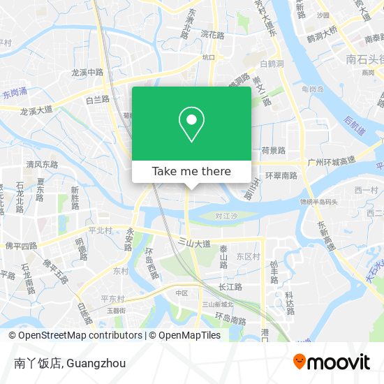 南丫饭店 map