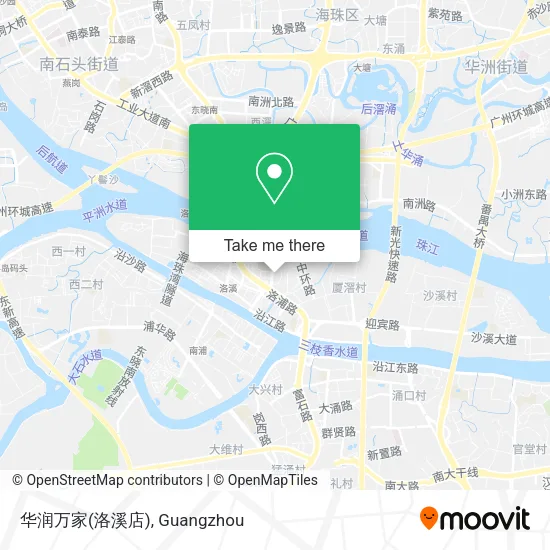 华润万家(洛溪店) map