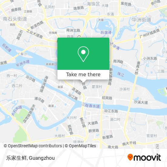 乐家生鲜 map