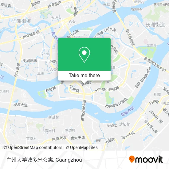 广州大学城多米公寓 map