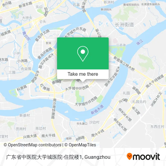 广东省中医院大学城医院-住院楼1 map
