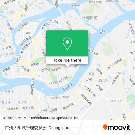 广州大学城管理委员会 map