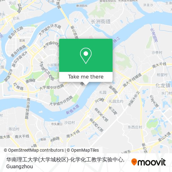 华南理工大学(大学城校区)-化学化工教学实验中心 map