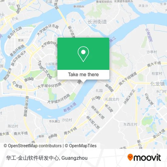 华工-金山软件研发中心 map