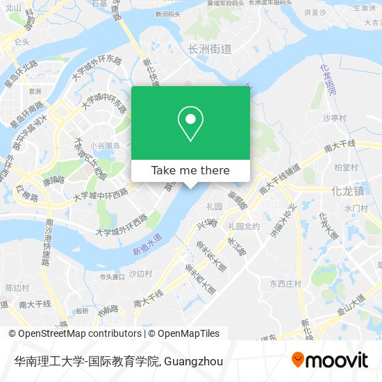 华南理工大学-国际教育学院 map