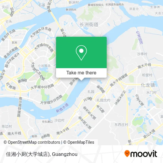 佳湘小厨(大学城店) map