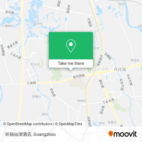 祈福仙湖酒店 map