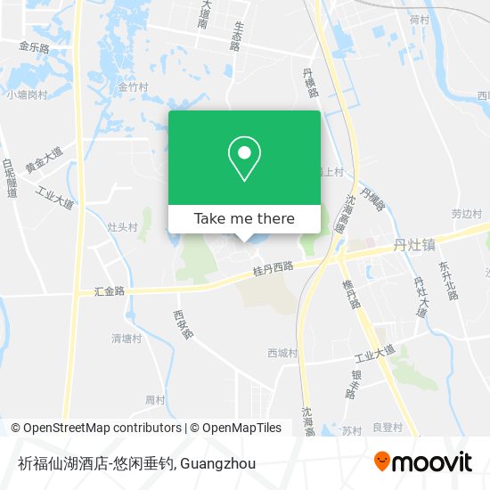 祈福仙湖酒店-悠闲垂钓 map