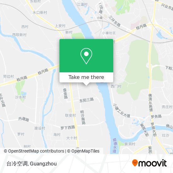 台冷空调 map