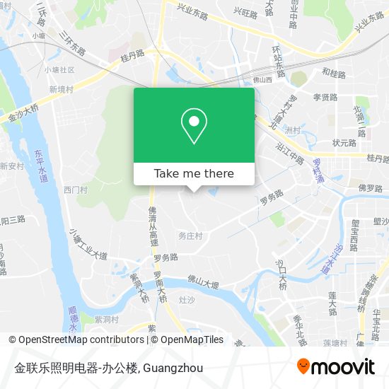 金联乐照明电器-办公楼 map