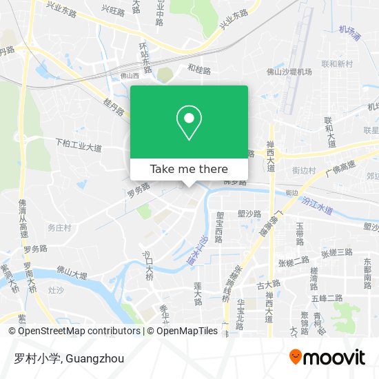 罗村小学 map