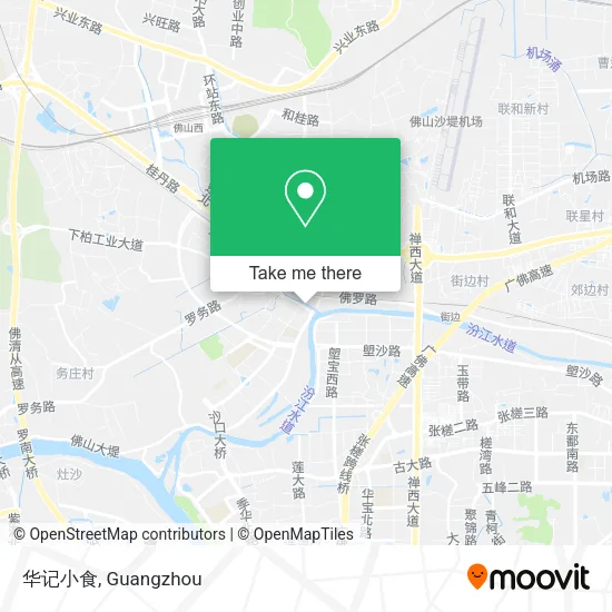 华记小食 map