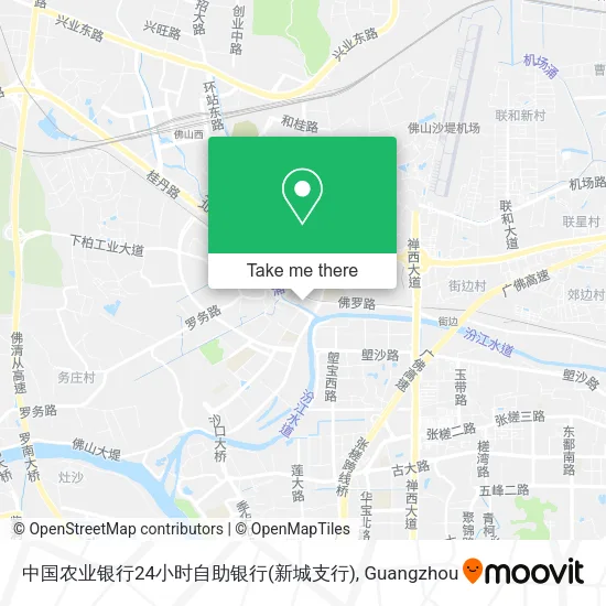 中国农业银行24小时自助银行(新城支行) map