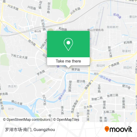 罗湖市场-南门 map