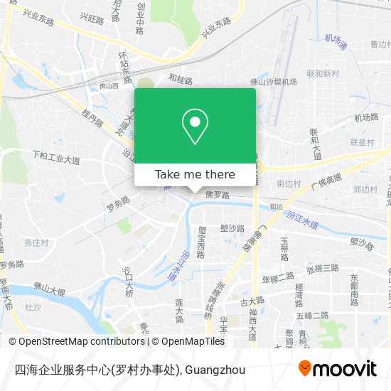 四海企业服务中心(罗村办事处) map
