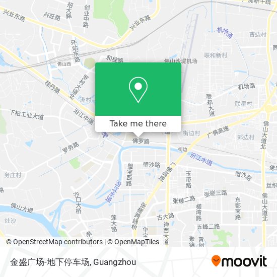 金盛广场-地下停车场 map