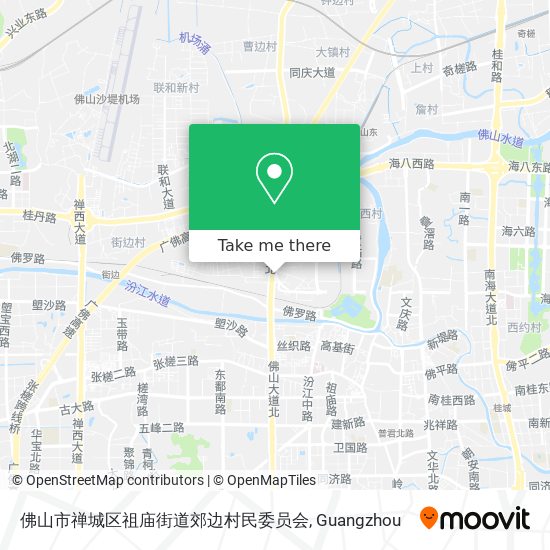 佛山市禅城区祖庙街道郊边村民委员会 map