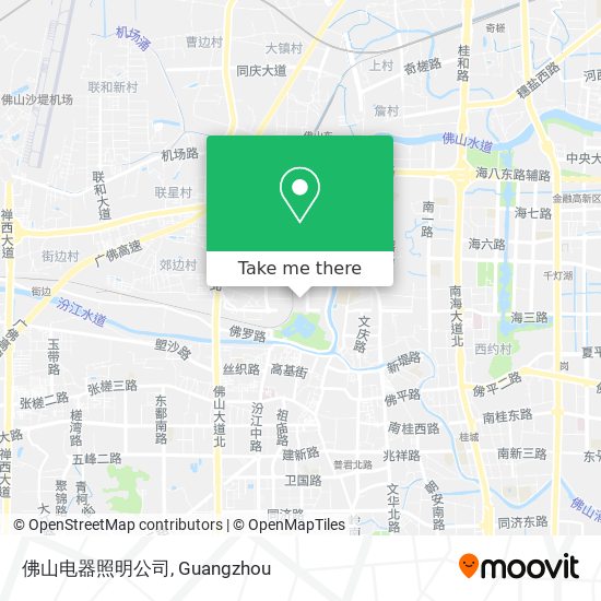 佛山电器照明公司 map