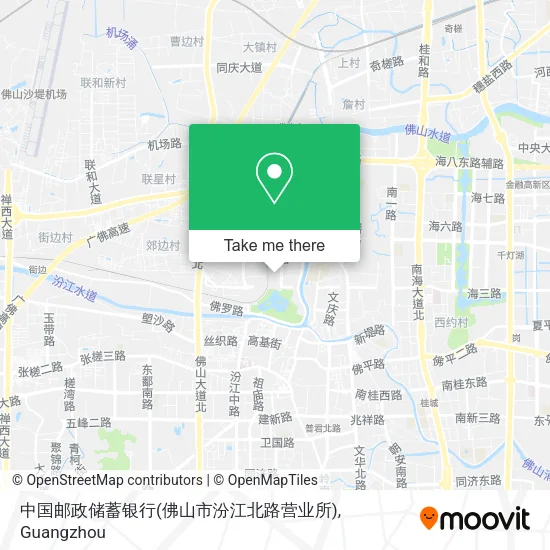 中国邮政储蓄银行(佛山市汾江北路营业所) map