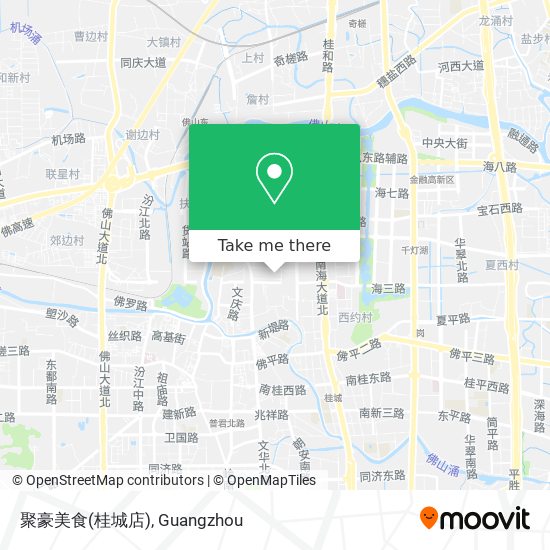 聚豪美食(桂城店) map