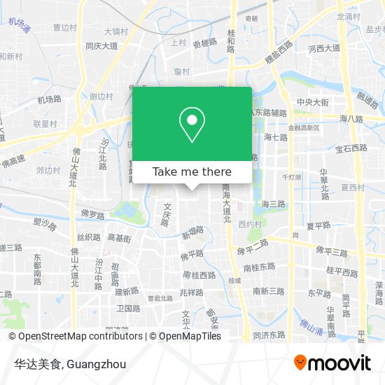 华达美食 map