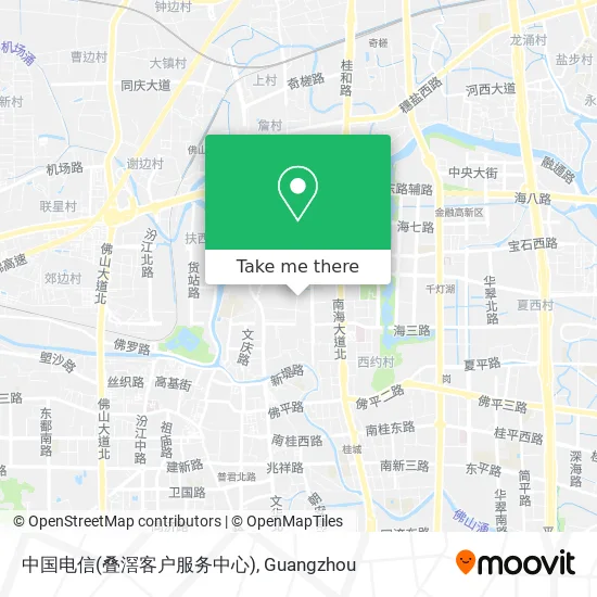 中国电信(叠滘客户服务中心) map
