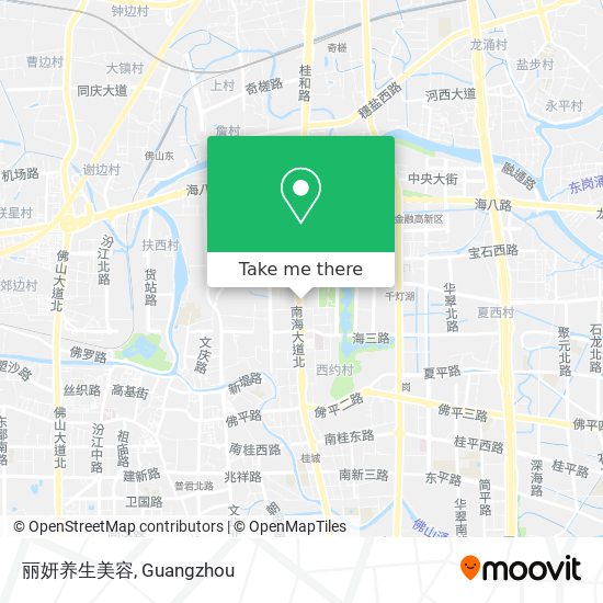 丽妍养生美容 map