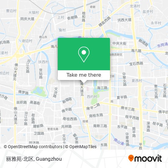 丽雅苑-北区 map