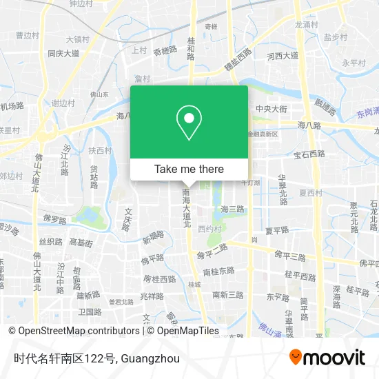 时代名轩南区122号 map